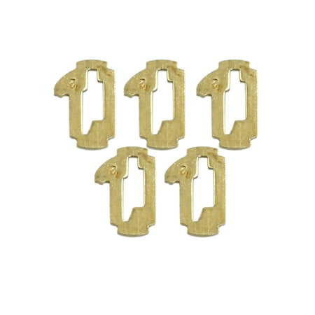 - 5pcs Metal Car Lock Reed Key Cylinder Plate Gasket Replacement for Toyota