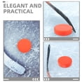 thumbnail image 3 of Raindrops 5Pcs Orange PVC Ice Hockey Puck with Matte Finish for Professional Training and Game Use, 3 of 8