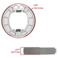 thumbnail image 4 of Caltric Front Brake Pads & Rear Brake Shoes Compatible with Honda Vt600C Shadow 600 Vlx 2004-2007, 4 of 4