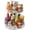 Transparent, variant on 2-Tier Rotating Organizer with Handle - Adjustable Shelf, 360? Lazy Susan Turntable for Kitchen Countertop, Bathroom, Pantry - Multi-Functional Storage for Spices, , Snacks, Fruits