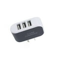 thumbnail image 4 of Xingzhi Universal Candy Color 3 USB Multi-Port Wall Charger phone charger plug US Plug Wall Adapter Cube Block AC 110-220V 5V, 4 of 9