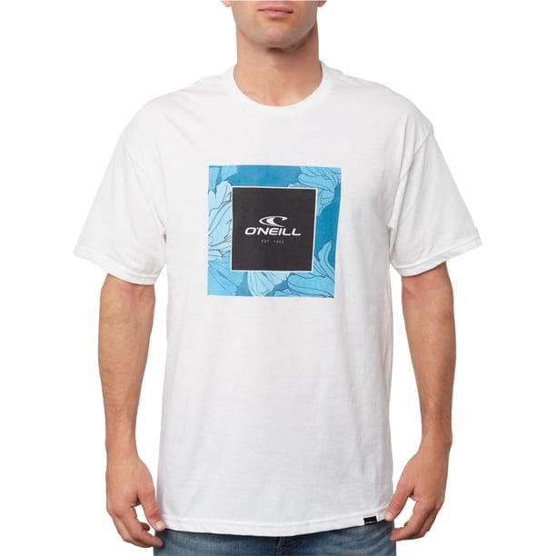 O'Neill - Camiseta gráfica con logo de boxeador para hombre, color blanco, grande