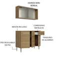 thumbnail image 4 of Cocina Integral Completa Madesa Emilly 105cm GREM105001, 4 of 9