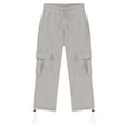 thumbnail image 5 of Boys Cargo Joggers Drawstring Jogging Pants Kids Elastic Waist Trousers 5-6 Years, 5 of 7