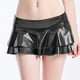 thumbnail image 4 of Gibobby faldas cargo acampanada metálica de moda informal para mujer(Negro, M), 4 of 4