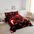thumbnail image 5 of Erosebridal Gamer Comforter Set Teens Twin Size Gaming Controller Bedding Comforter Sets 2Pcs Gamer Gifts Bedding for All Season (Twin,Red), 5 of 5