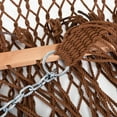 thumbnail image 5 of Castaway Living 13 ft. Double Antique Brown Polyester Rope Hammock with Free Extension Chains ,Tree Hooks & Storage Bag, 5 of 6