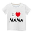 thumbnail image 3 of Kids Cotton T-Shirts Mother's Day Gift, Boys Girls Novelty Shirts Crewneck Short Sleeve Tees for 6-18 Years Teens White 5-6 Years, 3 of 3