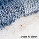 thumbnail image 5 of Alfombrilla de baño Alfombras de baño grandes 24" x 40" Azul Absorbente Piso Alfombrilla para pies Shaggy Microfibra Almohadilla geométrica Alfombrilla de ducha, Azul Fokelyi CZJJ-XM43-1, 5 of 7