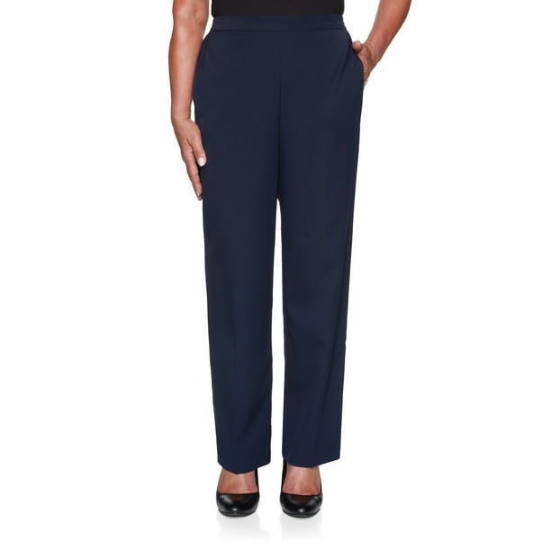 Alfred Dunner Alfred Dunner Womens Plus Size Proportioned Medium Pant 