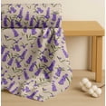 thumbnail image 4 of Soimoi Cotton Poplin Fabric Leaves & Lavender Shirting Print Sewing Fabric Yard 56 Inch Wide, 4 of 7