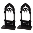 thumbnail image 2 of 1 par de candelabros góticos de madera, estilo arco decorativo., 2 of 7