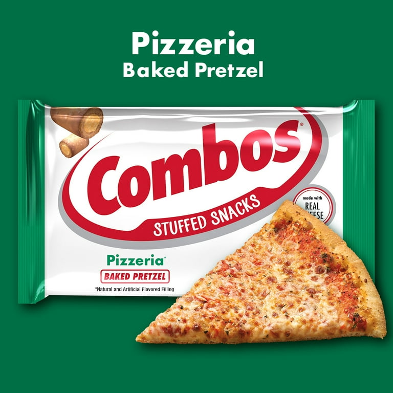 Combos Baked Pretzel Snack - Spicy Cheese Pizza - 1 Serving Pack - 1.80 oz - 18 / Box Combos Baked Pretzel Snack - Spicy Cheese Pizza - 1 Serving Pack - 1.80 oz - 18 / Box