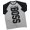 T-Shirt Heather Grey, variant on GYMISH RAGLAN Lift Like a Boss Workout Gym T-Shirt – Funny Gym Shirt for Men, Men's Fitness Tee, Bodybuilding & Workout Apparel