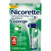 Nicorette Nicotine Uncoated Lozenge to Stop Smoking, 4mg, Mint Flavor - 24 Count