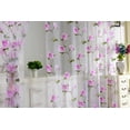 thumbnail image 2 of Gasa De Tulle Floral Panel W / Ojales Para Ventana Habitación Gloria Floral Cortina, 2 of 7