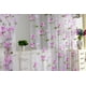 thumbnail image 2 of Floral Cortina Flores Tulle Voile Panel Cortina Drapeada con Ojales para Ventanas de Habitaciones Rosa Fanmusic Floral Cortina, 2 of 7