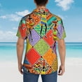 thumbnail image 4 of Kll Men'S Hawaiian Shirt Short Sleeve Button Down Beach Shirts-Dancing African Womans, 4 of 7