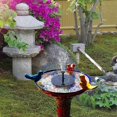 thumbnail image 3 of Solar Powered Bird Bath Water Fountain Pumps Free Standing Garden Pool Outdoor_Perfect Gift, 3 of 5