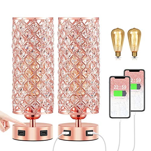 rose gold touch lamp