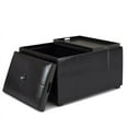 thumbnail image 4 of Avalon Table Basse Ottomane de Rangement 34 Po.W en Cuir Synthétique Noir Minuit, 4 of 7