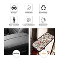 thumbnail image 4 of Bingfone Car Four-Season Universal Armrest Box Mat,Car Armrest Seat Cover Soft Leather Waterproof Armrest Cover Center Console Mat-Dark Enchanted Flowers And Birds, 4 of 7
