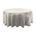 thumbnail image 1 of LA Linen TCOrgz132R-WhiteO11 Nappe Ronde Miroir Organza&44; Blanc - 132 Po, 1 of 1