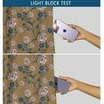 thumbnail image 6 of Vargottam Elegant Green Rose Vine Pattern Curtains - Set of 2 Blackout Panels, 42 x 72 Inches - Noise Reducing & Energy-Efficient Room Darkening Window/Door Drapes for Modern Home Decor- Green, 6 of 9