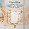 thumbnail image 4 of Wireless Doorbell Kit with 1000-Foot Range, Plug-In Receiver & Weatherproof Transmitter, 4 Volume Settings for Home, Apartment or Office(Gold), 4 of 6