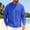 Dark Blue, variant on ZUBKTE Long Sleeve Shirts for Men - Quick Dry Moisture Wicking UV Sun Protection T-Shirts for Fishing Workout Athletic Gym S-3XL