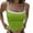 Green, variant on Womens Basic Summer Scoop Neck Tank Top - Sleeveless Workout Shirt, Removable Pads