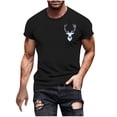 thumbnail image 2 of Tops para hombre, blusas y camisas de cuello redondo y manga corta para hombre, camisetas casuales de moda para hombre, blusas deportivas de cuello redondo y manga corta, blusas de poliéster para homb, 2 of 5