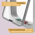 thumbnail image 4 of Hakuna Pets White Large Cat Flap for Screens, Doors & Walls up to 1.97" Thick, for Cats up to 20 lbs, 4 of 7