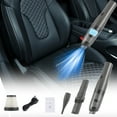 thumbnail image 1 of Aspiradora inalámbrica para el hogar del automóvil | Alta succión 6200pa | Soplado y succión integrados | Recargable tipo C | Filtro de doble capa | Portátil Ligero | Batería de 4000 mAh | Cubo de, 1 of 8