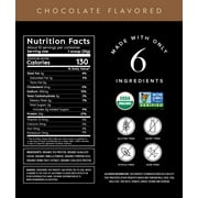 Truvani Vegan Pea Protein Powder | Chocolate | 20g Organic Plant Based Protein | 10 Servings | Keto | Gluten & Dairy Free | Low Carb | No Added Sugar