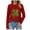 Red, variant on UngA St.Patricks Day Shirts Women Casual Long Sleeve Lucky Irish Shamrock Paddy's Day Graphic Tees Tops,Size XL