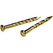 Hillman 532600 1.25 in. Brass Metal Trim Nails