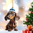 thumbnail image 3 of DQrwqpou Adorno navideño para perro dibujos animados acrílico para perro suministros para fiesta en casa (H-1), 3 of 5