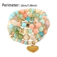 thumbnail image 3 of Bracelets for Women Girls Stackable Bead Mens Stretch Multilayer Set Multicolor Jewelry Bracelet Gifts Valentine's Day Gifts Clearance, 3 of 7