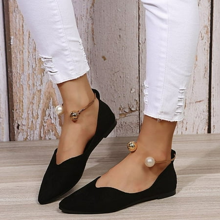 

Black Sandals Women Flat Dressy Women s Lace-Up Sandal Closed Toe Round Toe Casual Dance Shoes Spring Summer Walking Shoes