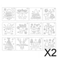 thumbnail image 1 of 2x12x Plantilla De Plantillas Navideñas, Artesanía De Para Pintar Navidad Navideña, 1 of 8