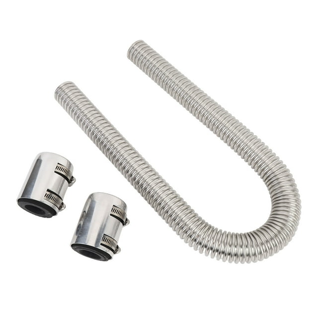 36 Inch Flexible Stainless Steel Radiator Hose Kit Clamps Universal Flex Radiator Coolant Water Hose With Billet