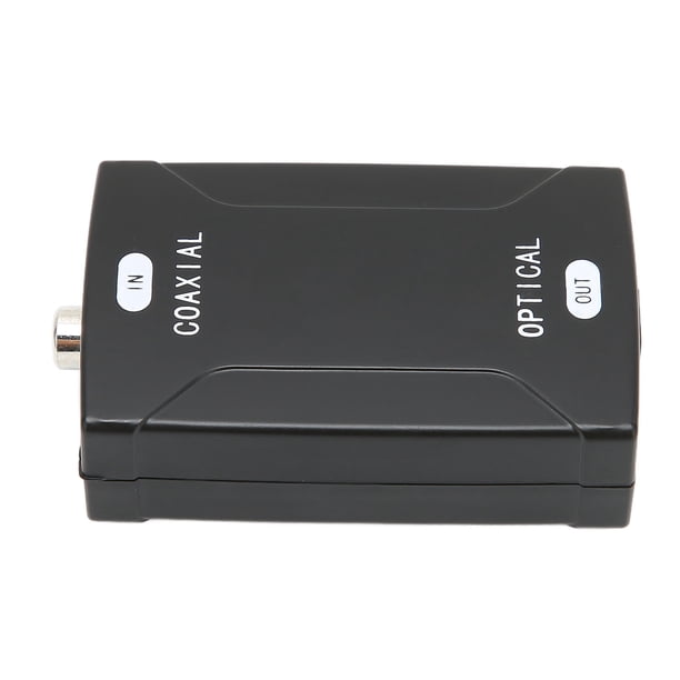 Convertidor de eje de transferencia de fibra óptica, Audio óptico a coaxial Convertidor de audio óptico a coaxial Convertidor coaxial Diseño de clase mundial
