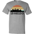 thumbnail image 3 of Inktastic Los Angeles California Skyline Retro T-Shirt, 3 of 5