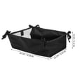 thumbnail image 3 of RENACLIPY Black Oxford Cloth Stroller Bottom Organizer Storage Bag, and Spacious, 1 Set for Baby Essentials, 3 of 8