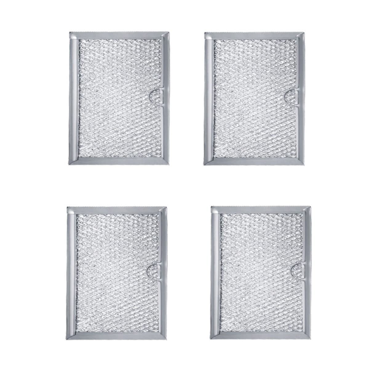 4 Pcs Microwave Filter Replacement Fit for WB06X10359,Aluminum Mesh