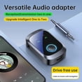 thumbnail image 2 of Transmisor y Receptor de Audio Bluetooth 5.4 2 en 1, 3,5 mm, Auxiliar, HIFI, HD, Baja Latencia, Adaptador Inalámbrico Bluetooth para Avión., 2 of 5