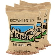 Brown Pardina Lentils | Non-GMO | 15 lbs | Palouse Brand | USA Grown