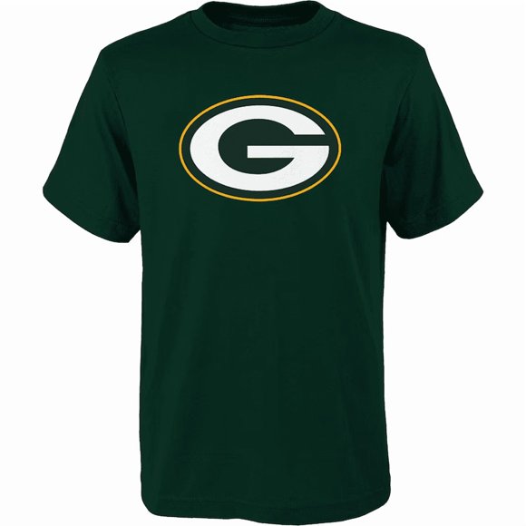 Youth Green Bay Packers NFL Primary Logo Short Sleeve Tee