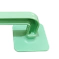 thumbnail image 5 of Ganchos multifuncionales para colgar abrigos, batas y accesorios de almacenamiento adhesivos. verde, 5 of 5
